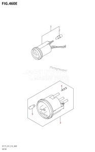 DF150ZG From 15002Z-410001 (E40)  2014 drawing METER (DF175T:E01)