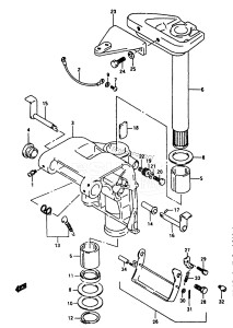 DT40 From 04003-131001 ()  1991 drawing SWIVEL BRACKET (DT40TC MODEL:96~99)