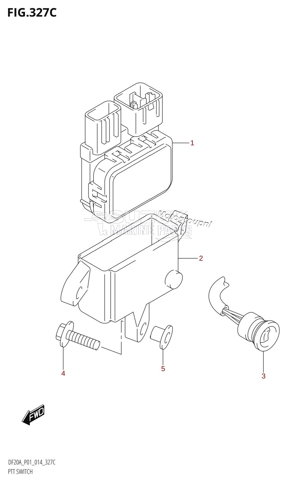 PTT SWITCH (DF20AT:P01)