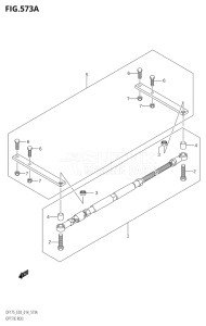 17502Z-410001 (2014) 175hp E03-USA (DF175Z  DF175ZG) DF175ZG drawing OPT:TIE ROD