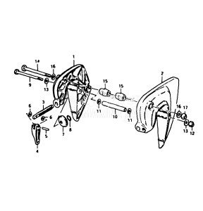 DT9 From d-10001 ()  1983 drawing CLAMP BRACKET