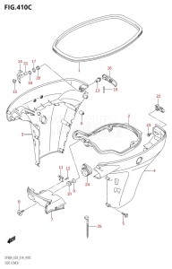 06002F-410001 (2014) 60hp E03-USA (DF60A) DF60A drawing SIDE COVER (DF60A)