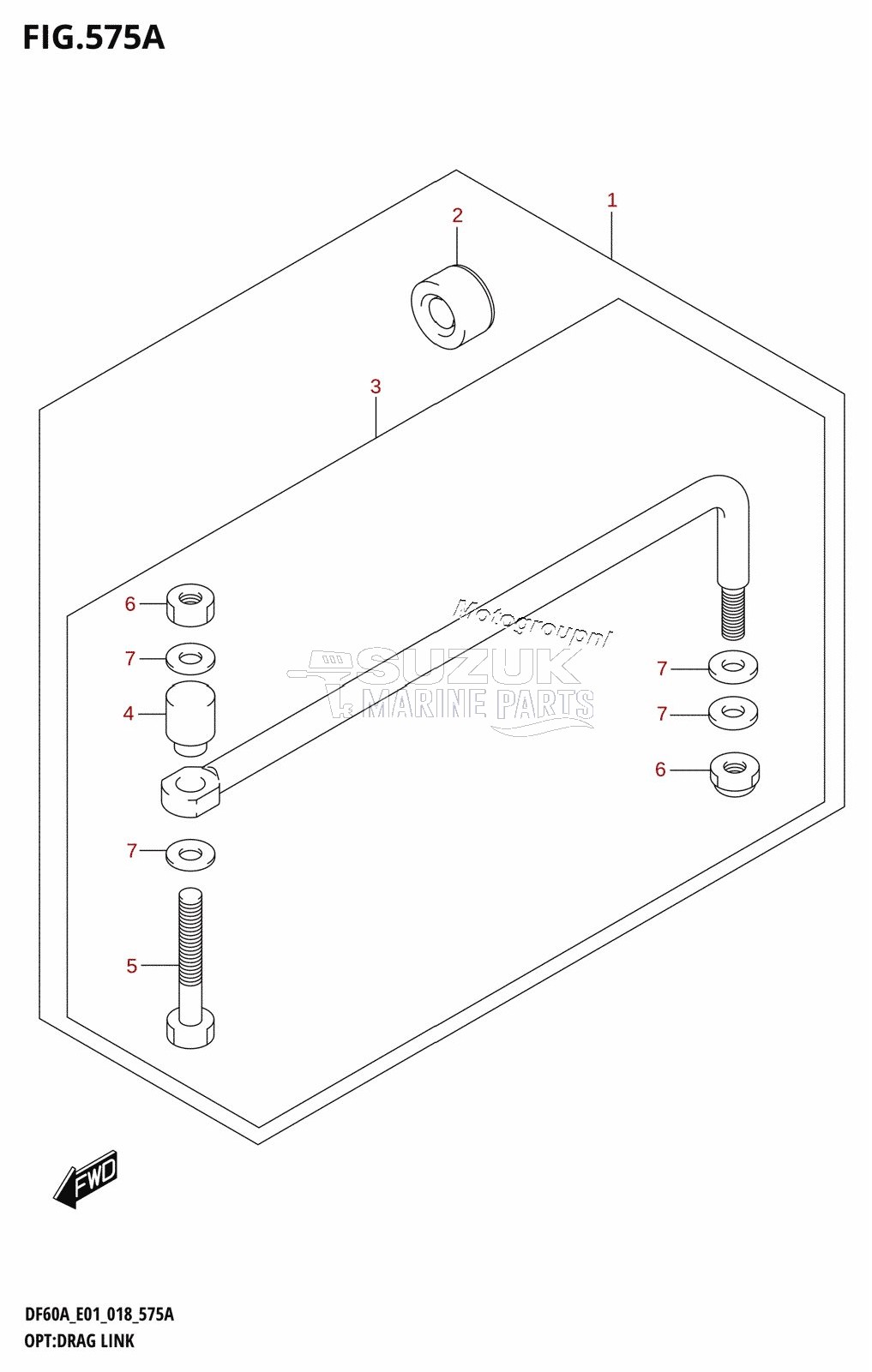 OPT:DRAG LINK (DF40AQH,DF40ATH,DF50ATH)