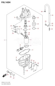 08002F-610001 (2016) 80hp E01 E40-Gen. Export 1 - Costa Rica (DF80A) DF80A drawing FUEL VAPOR SEPARATOR (DF90A:E40)