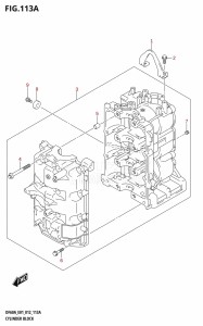 DF50A From 05003F-210001 (E01)  2012 drawing CYLINDER BLOCK