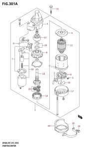 DF50A From 05003F-310001 (E01)  2013 drawing STARTING MOTOR