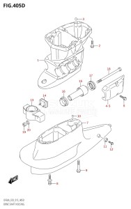 05003F-510001 (2005) 50hp E03-USA (DF50A) DF50A drawing DRIVE SHAFT HOUSING (DF50AVT:E03)