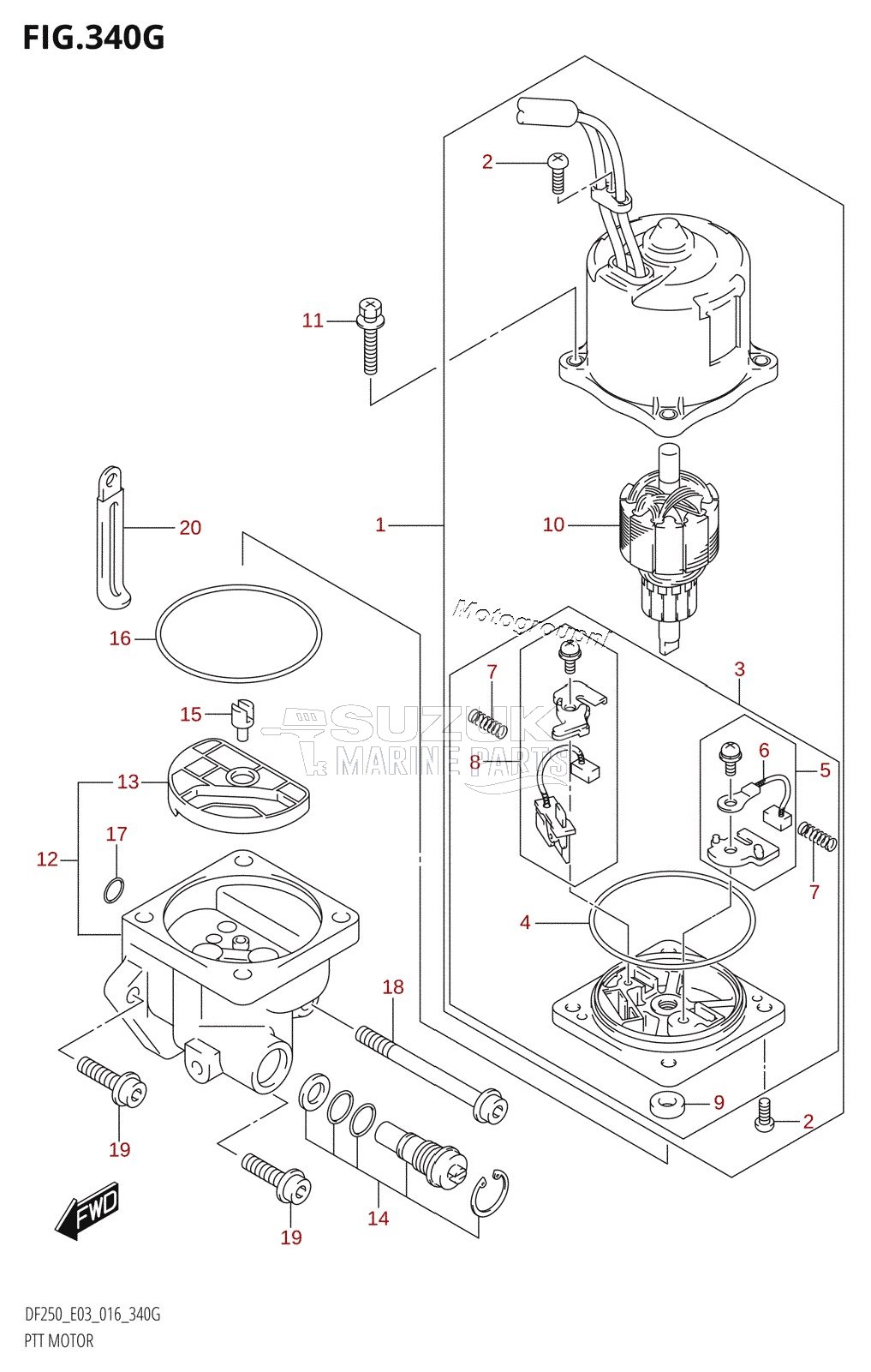 PTT MOTOR (DF200T:E03:L-TRANSOM)