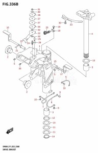 DF50A From 05003F-340001 (E01)  2023 drawing SWIVEL BRACKET (DF40AQH,DF40ATH,DF50ATH,DF60AQH)