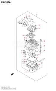 DF25 From 02503F-310001 (E03)  2013 drawing OPT:CARBURETOR (MANUAL STARTER)