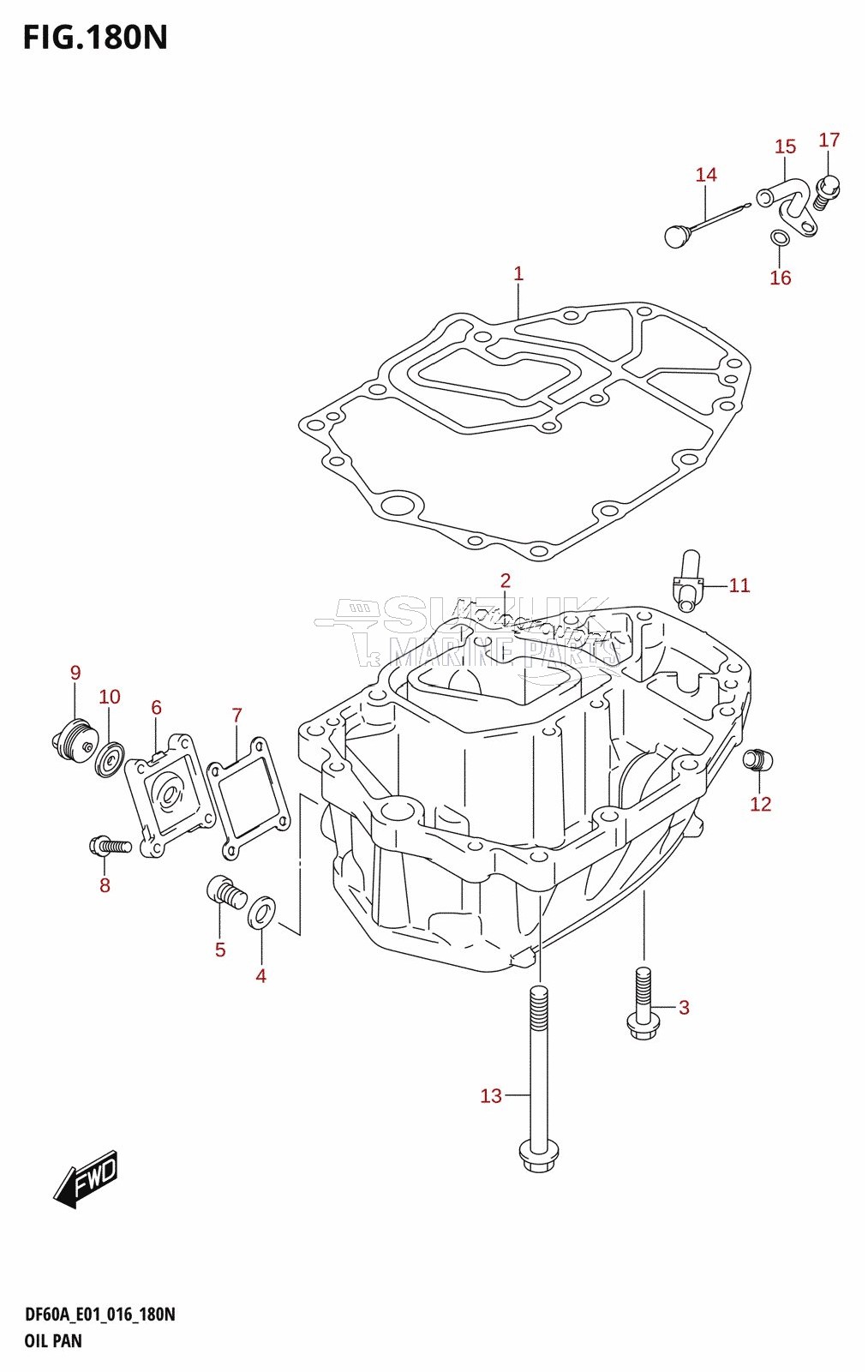 OIL PAN (DF60ATH:E40)