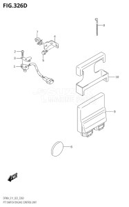 09003F-140001 (2021) 90hp E11 E40-Gen. Export 1-and 2 (DF90ATH    DF90AWQH  DF90AWQH   DF90AWQH    DF90AWQH) DF90A drawing PTT SWITCH / ENGINE CONTROL UNIT (DF90AWQH:023)