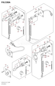 DF250 From 25003F-710001 (E01 E40)  2017 drawing OPT:SWITCH