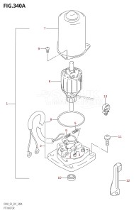 DF50 From 05001F-151001 (E01 E11)  2001 drawing PTT MOTOR ((DF40T,DF50T):(X,Y))