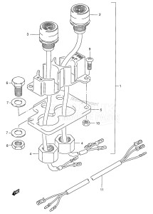 DT115 From 11502-581001 ()  1995 drawing OPT : TRIM SWITCH