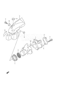 Outboard DF 20A drawing Inlet Manifold