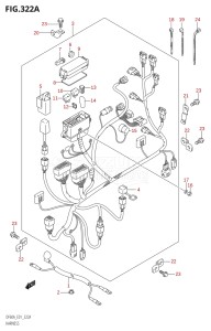 04003F-110001 (2011) 40hp E01-Gen. Export 1 (DF40AQH  DF40AT) DF40A drawing HARNESS