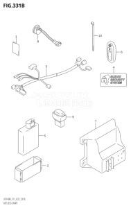 11506F-240001 (2022) 115hp E11 E40-Gen. Export 1-and 2 (DF115BT  DF115BT) DF115BT drawing KEY LESS START (023)