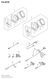 DF150AZ From 15003Z-040001 (E01 E03 E40)  2020 drawing OPT:MULTI FUNCTION GAUGE (1) (022)