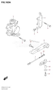 DF80A From 08002F-510001 (E03)  2015 drawing THROTTLE BODY (DF70A:E01)