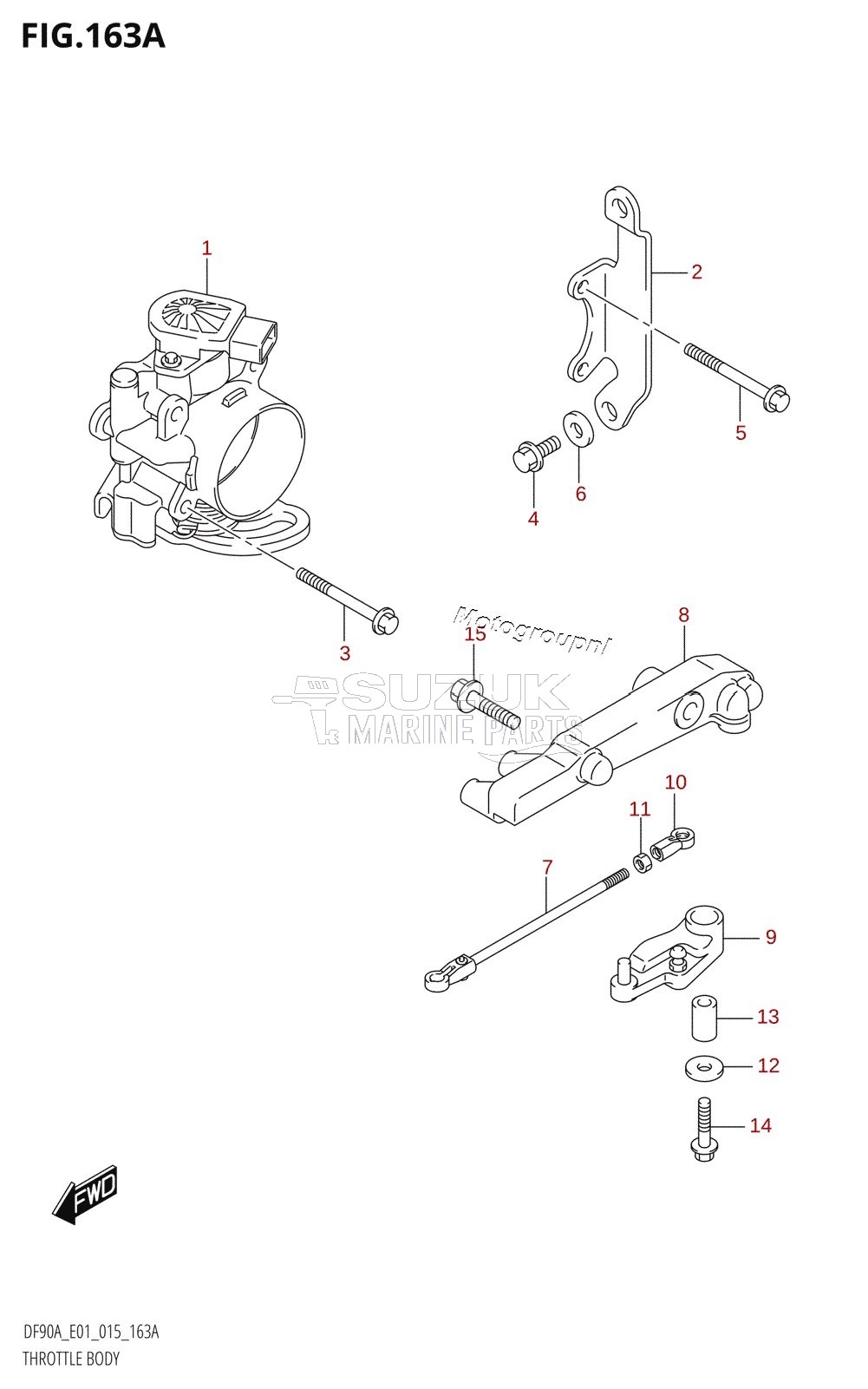 THROTTLE BODY (DF70A:E01)