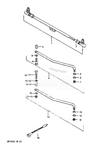 DT140 From 14002-300001 till 305081 ()  1983 drawing OPT : TIE ROD