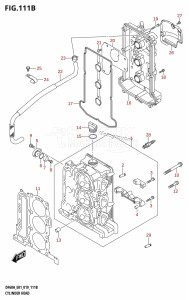 DF50A From 05004F-910001 (E01)  2019 drawing CYLINDER HEAD (DF40AST,DF60A,DF60AQH,DF60ATH)