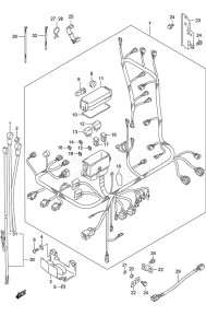 DF 175 drawing Harness (Model: TG/ZG)