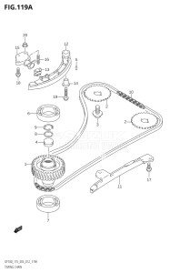 09001F-880001 (2008) 90hp E03-USA (DF90TK8) DF90 drawing TIMING CHAIN