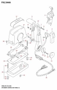 DF40A From 04003F-610001 (E01 E34)  2016 drawing OPT:REMOTE CONTROL ASSY SINGLE (1)