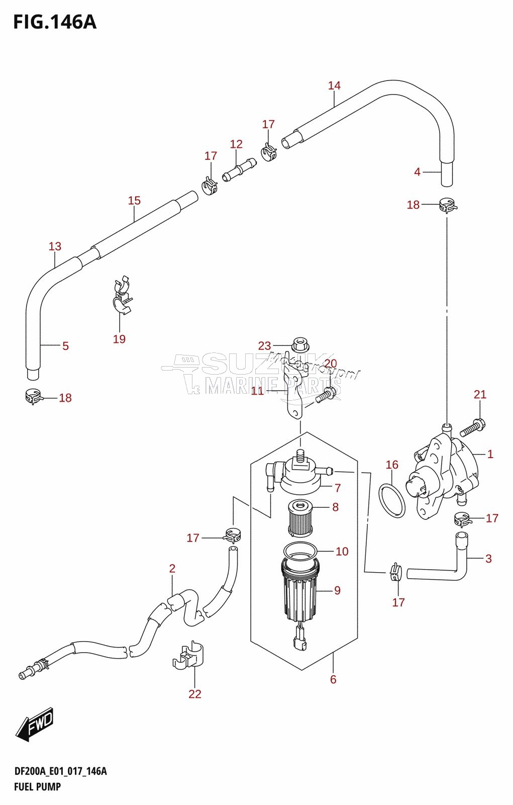 FUEL PUMP (DF200AT:E01)