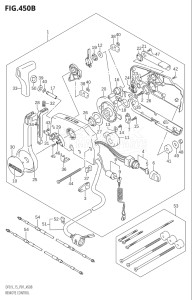 01503F-110001 (2011) 15hp P01-Gen. Export 1 (DF15  DF15R) DF15 drawing REMOTE CONTROL (DF9.9R,DF15R:(K5,K6,K7,K8,K9,K10,011))