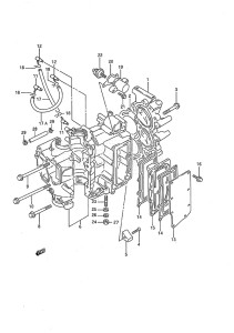 Outboard DT 8c drawing Cylinder