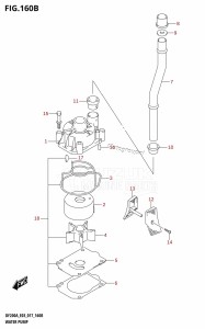 DF200AZ From 20003Z-710001 (E03)  2017 drawing WATER PUMP (DF200AST:E03)