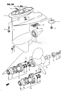 DT9.9C From 00994-581001 ()  1995 drawing GEAR CASE