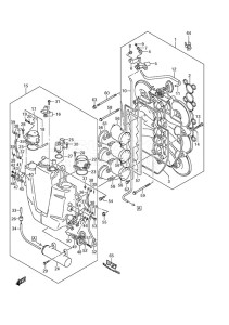 DF 250 drawing Throttle Body