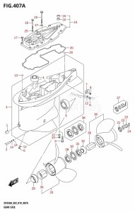 DF350A From 35001F-910001 (E03)  2019 drawing GEAR CASE