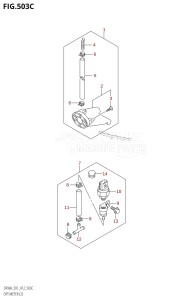 DF80A From 08002F-210001 (E01 E40)  2012 drawing OPT:METER (2) (DF70ATH:E01)