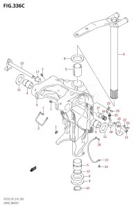 DF200 From 20002F-410001 (E01 E40)  2014 drawing SWIVEL BRACKET (DF200T:E40)