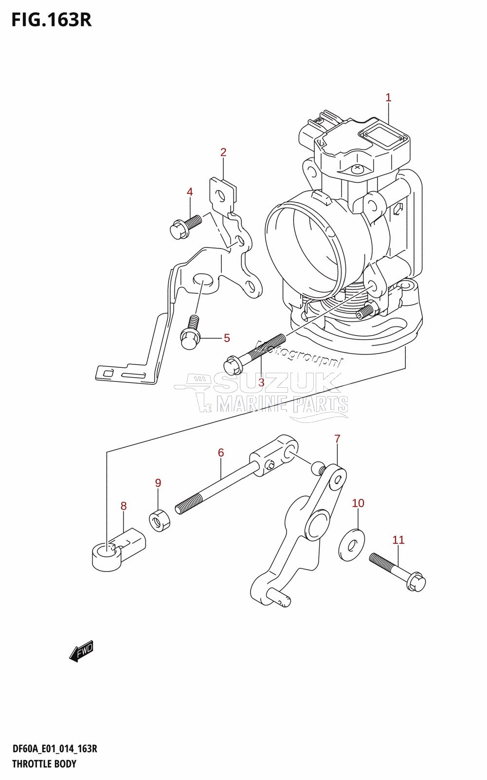 THROTTLE BODY (DF60AVT:E01)