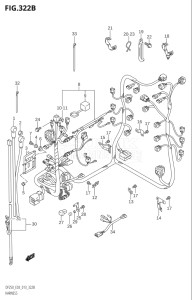 25003F-310001 (2013) 250hp E03-USA (DF250T) DF250 drawing HARNESS (DF200Z:E03)