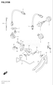 17502F-510001 (2005) 175hp E03-USA (DF175TG) DF175TG drawing SENSOR (DF150TG:E03)