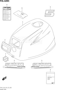 00503F-340001 (2023) 5hp P01-Gen. Export 1 (DF5A) DF5A drawing ENGINE COVER (DF5A:020)