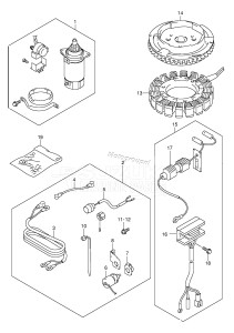 DF25Q From 02501F-421001 ()  2004 drawing OPT:STARTING MOTOR