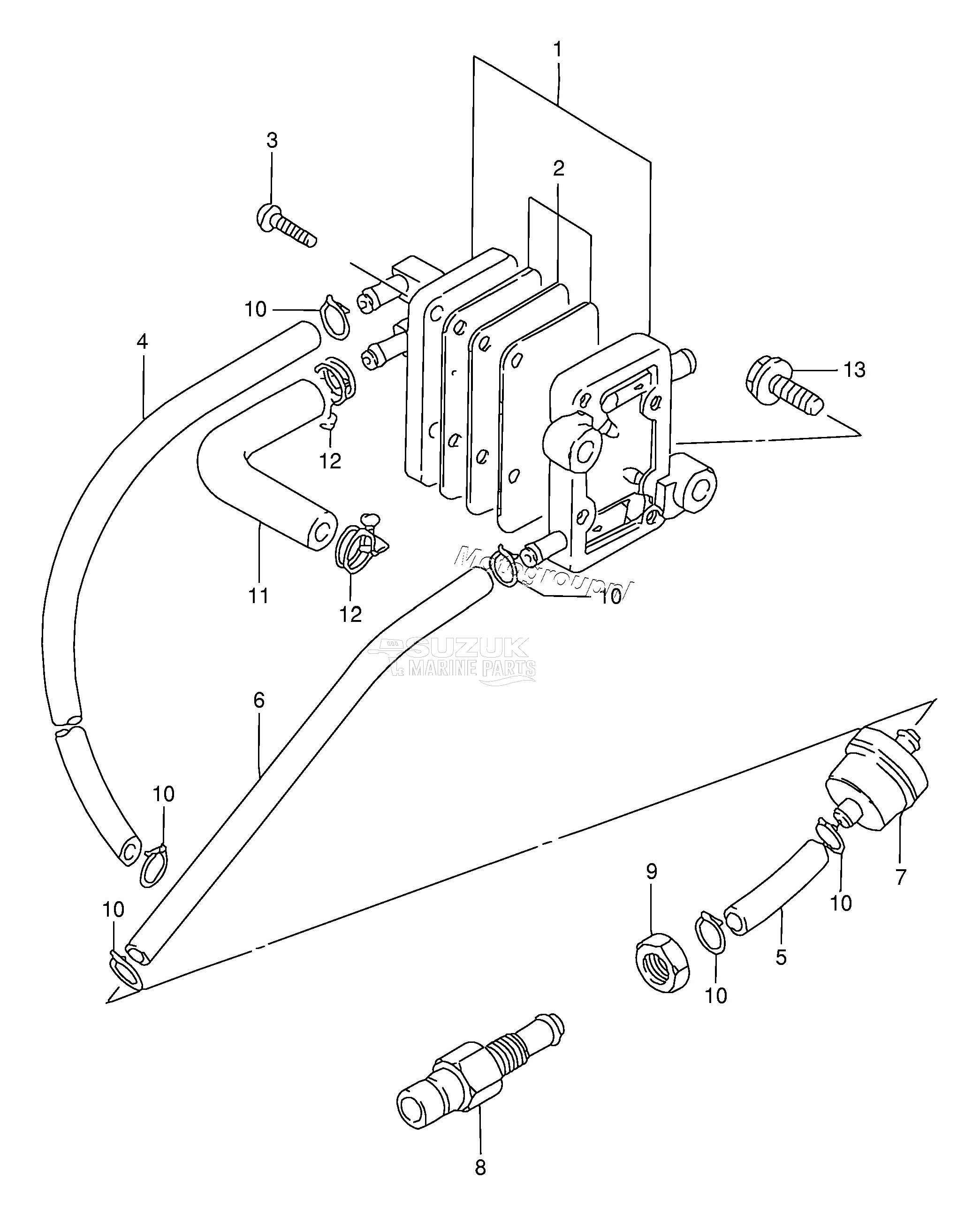 FUEL PUMP (DT5 ~MODEL:94)