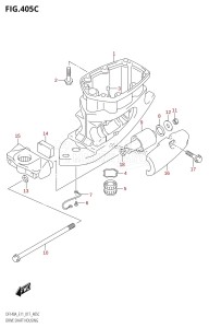 DF115A From 11503F-710001 (E11 E40)  2017 drawing DRIVE SHAFT HOUSING (DF115AT:E40)