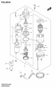 DF20A From 02002F-610001 (P03)  2016 drawing STARTING MOTOR (E-STARTER)