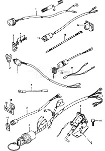 DT40 From 04003-820016 ()  1988 drawing IGNITION SWITCH