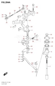 DF250A From 25003P-710001 (E01 E40)  2017 drawing CLUTCH SHAFT