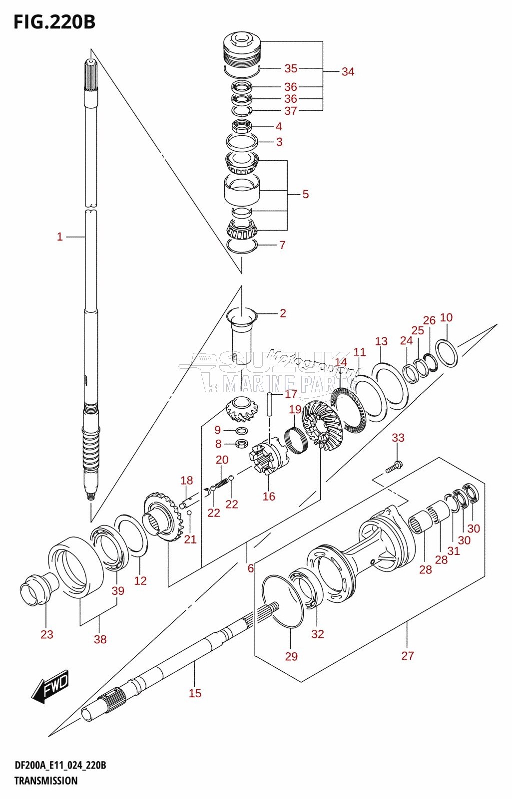 TRANSMISSION (DF200AZ,DF175AZ,DF150AZ)